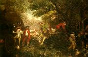 Sir Joshua Reynolds ralph howard,s escapade Germany oil painting artist